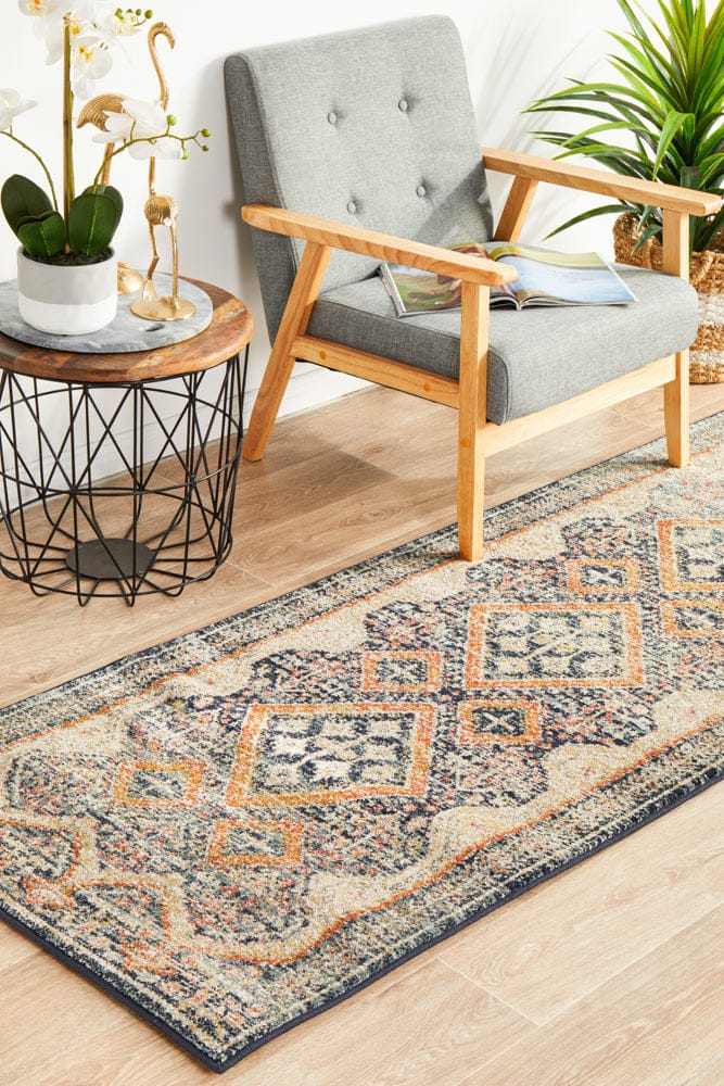 Rug Culture Rugs Legacy 863 Navy Runner Rug
