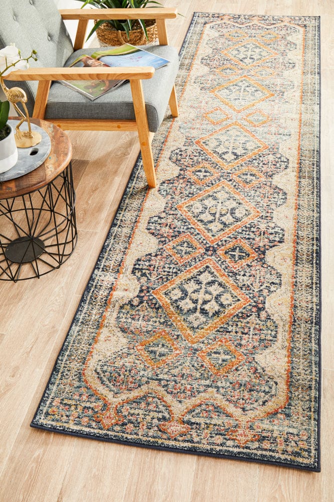 Rug Culture Rugs Legacy 863 Navy Runner Rug