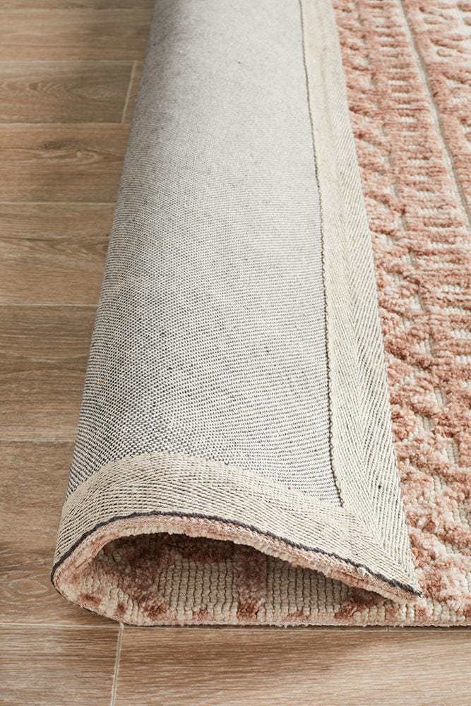 Rug Culture Rugs Levi Becca Peach Ivory Rug