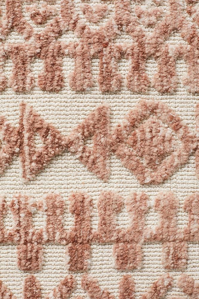 Rug Culture Rugs Levi Becca Peach Ivory Rug