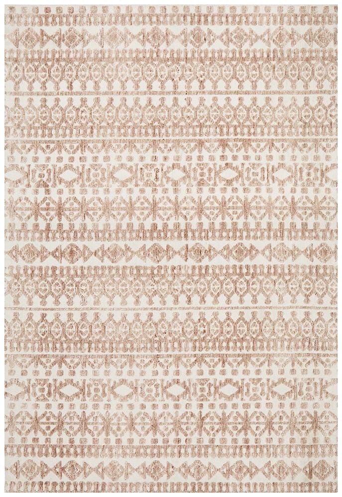 Rug Culture Rugs Levi Becca Peach Ivory Rug
