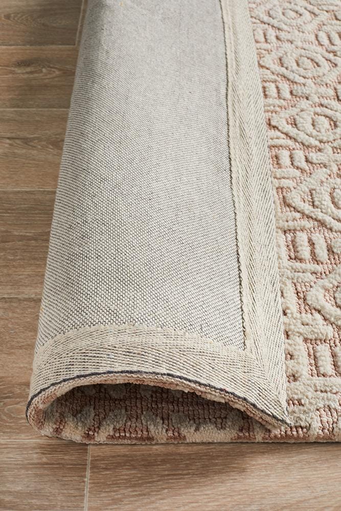 Rug Culture Rugs Levi Gloria Peach Ivory Rug