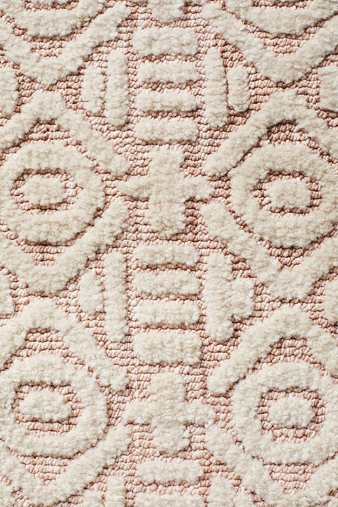 Rug Culture Rugs Levi Gloria Peach Ivory Rug
