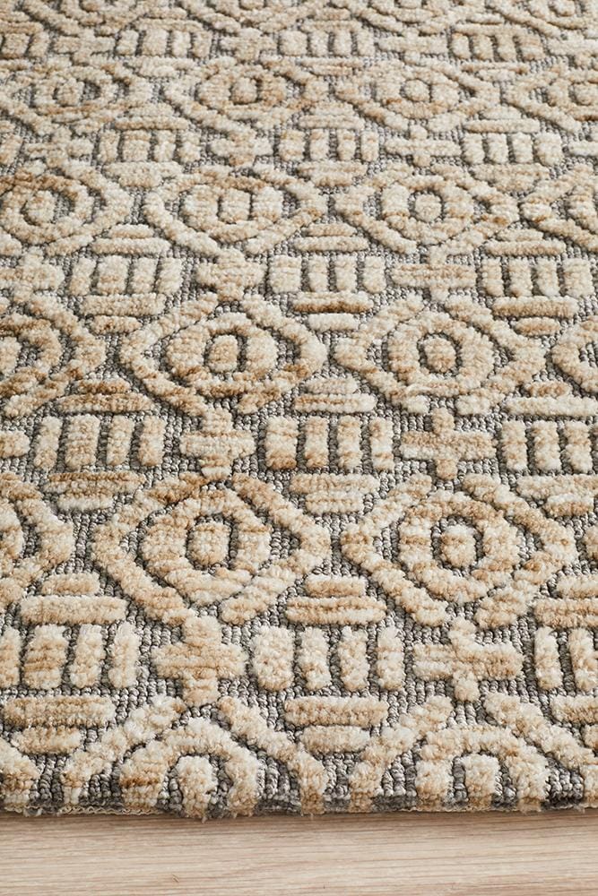 Rug Culture Rugs Levi Hannah Natural Grey Rug