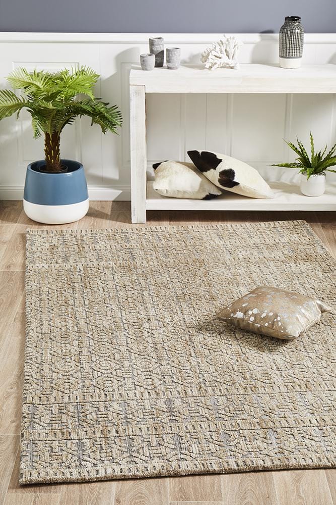 Rug Culture Rugs Levi Hannah Natural Grey Rug