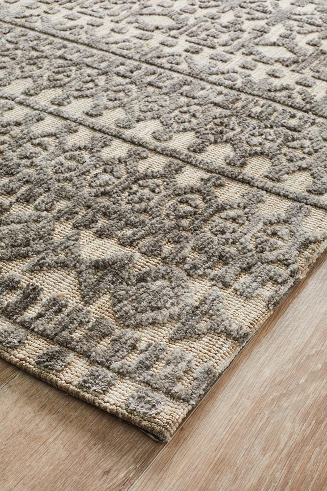 Rug Culture Rugs Levi Jemma Natural Grey Rug