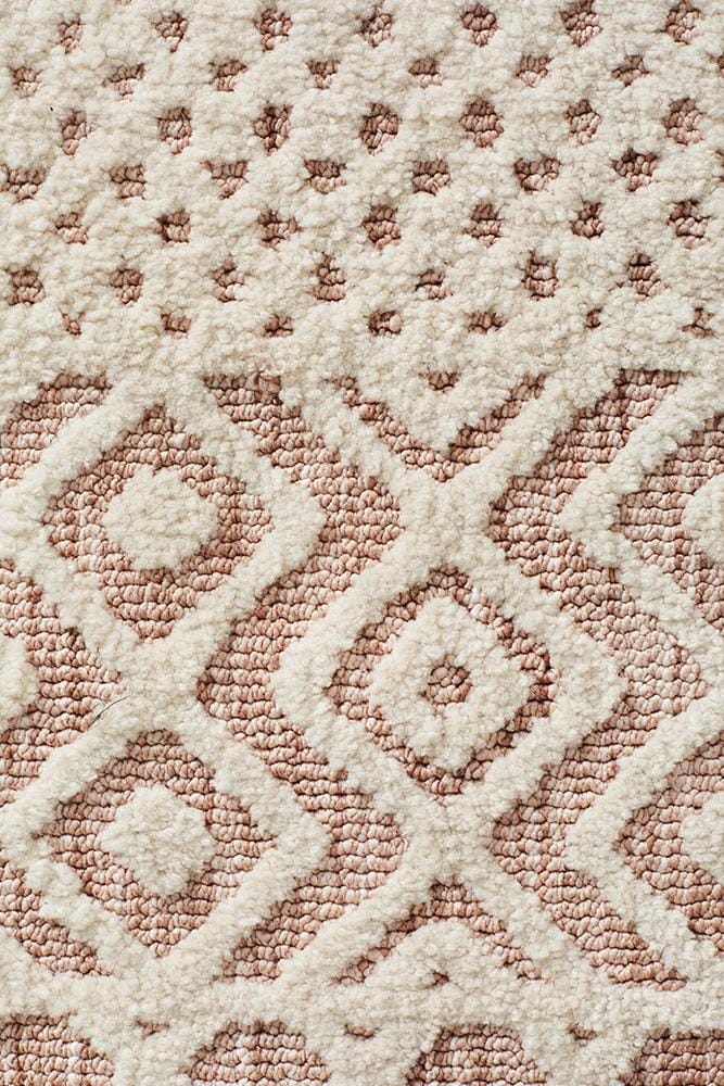 Rug Culture Rugs Levi Marlyn Peach Ivory Rug