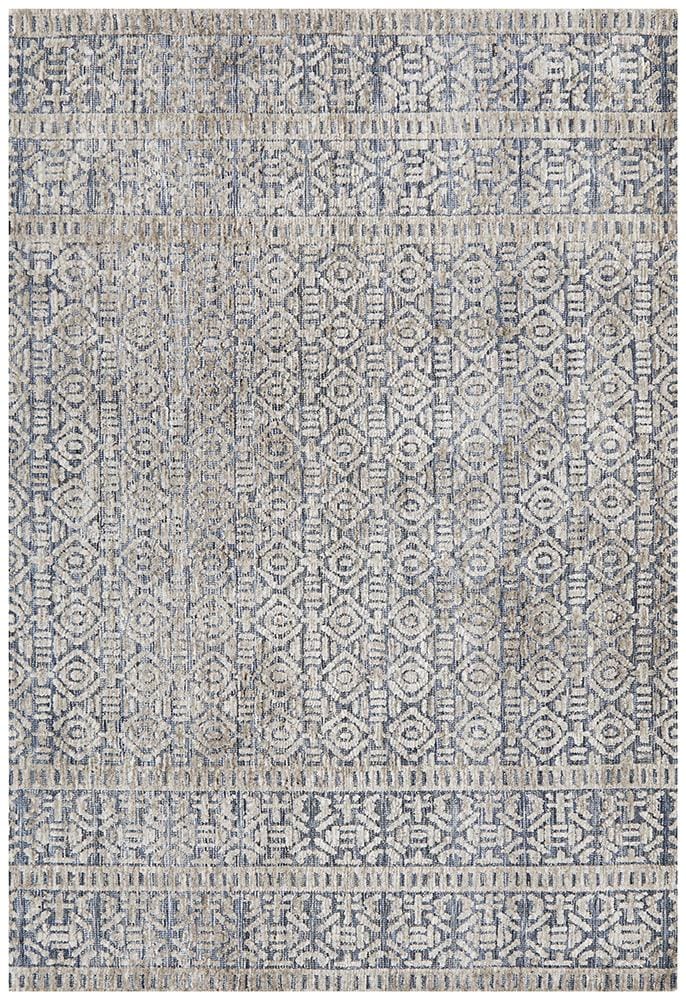 Rug Culture Rugs Levi Miriam Navy Grey Rug