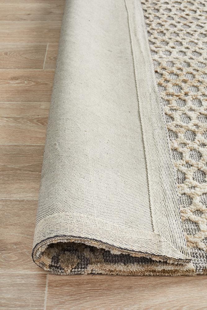 Rug Culture Rugs Levi Sylvia Natural Grey Rug