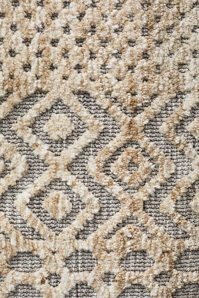 Rug Culture Rugs Levi Sylvia Natural Grey Rug