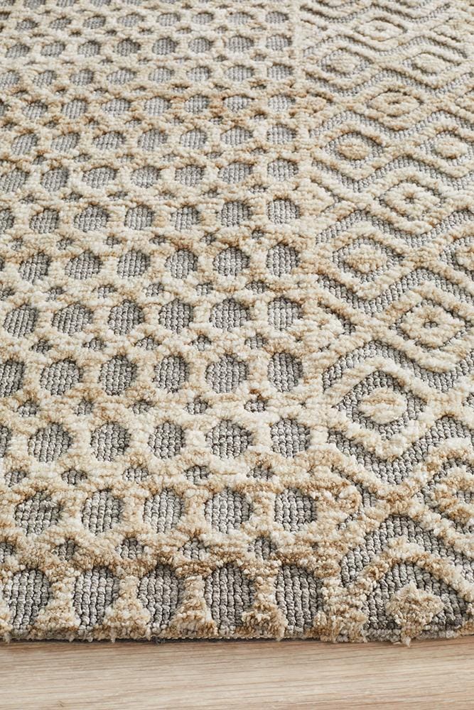 Rug Culture Rugs Levi Sylvia Natural Grey Rug