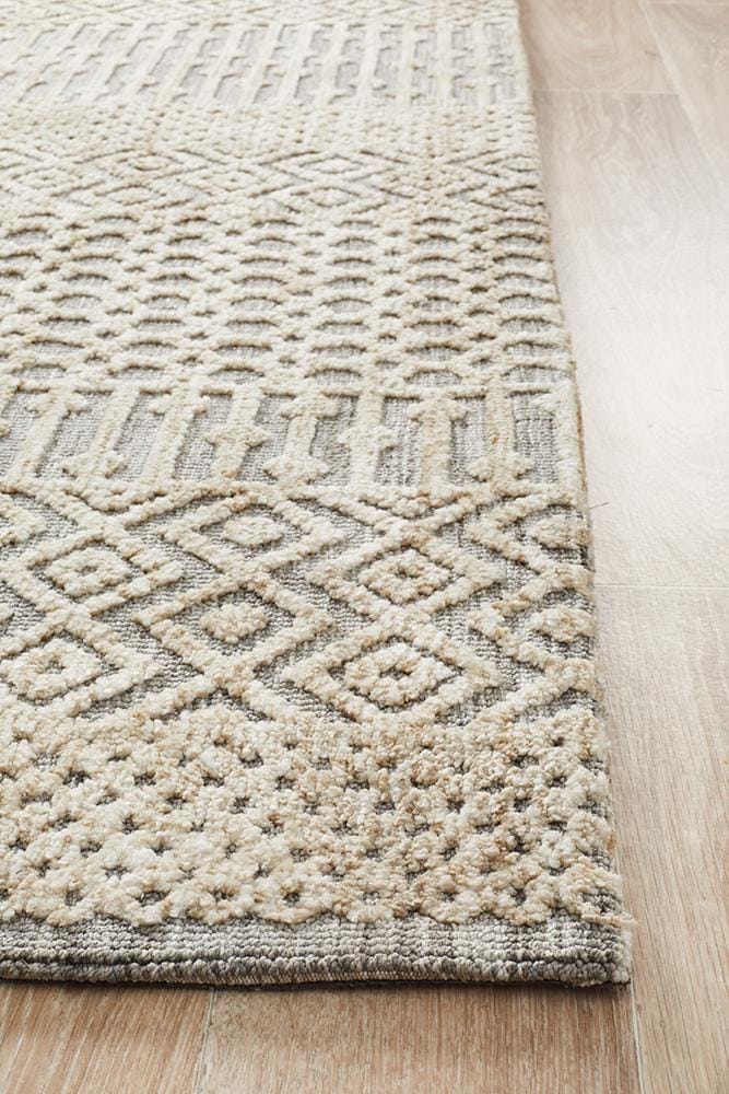 Rug Culture Rugs Levi Sylvia Natural Grey Rug