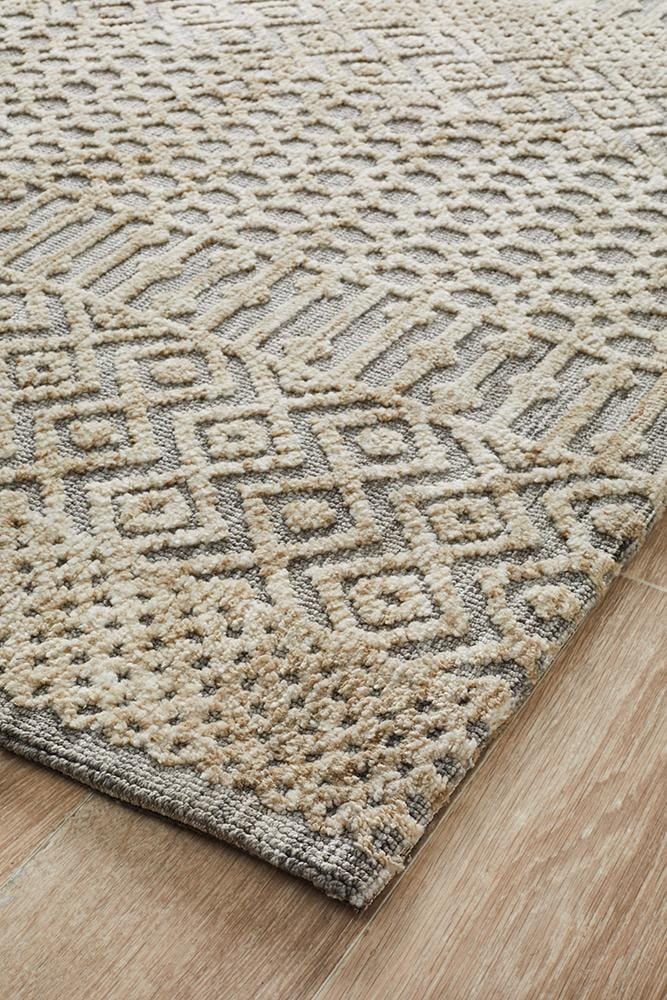 Rug Culture Rugs Levi Sylvia Natural Grey Rug