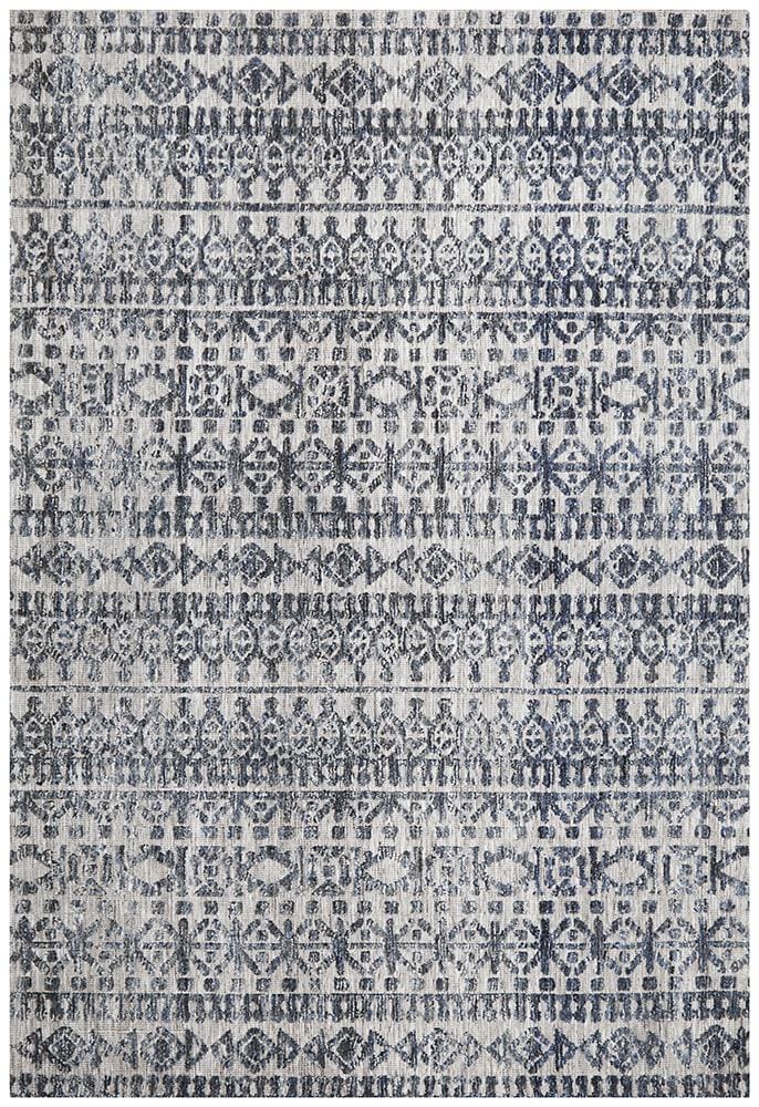 Rug Culture Rugs Levi Tara Navy Grey Rug