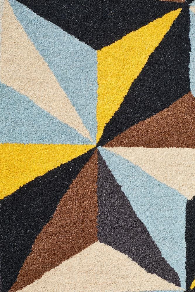 Rug Culture Rugs Matrix Pure Wool 900 Blue Rug