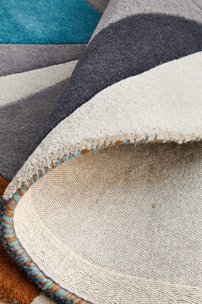 Rug Culture Rugs Matrix Pure Wool 902 Safari Round Rug