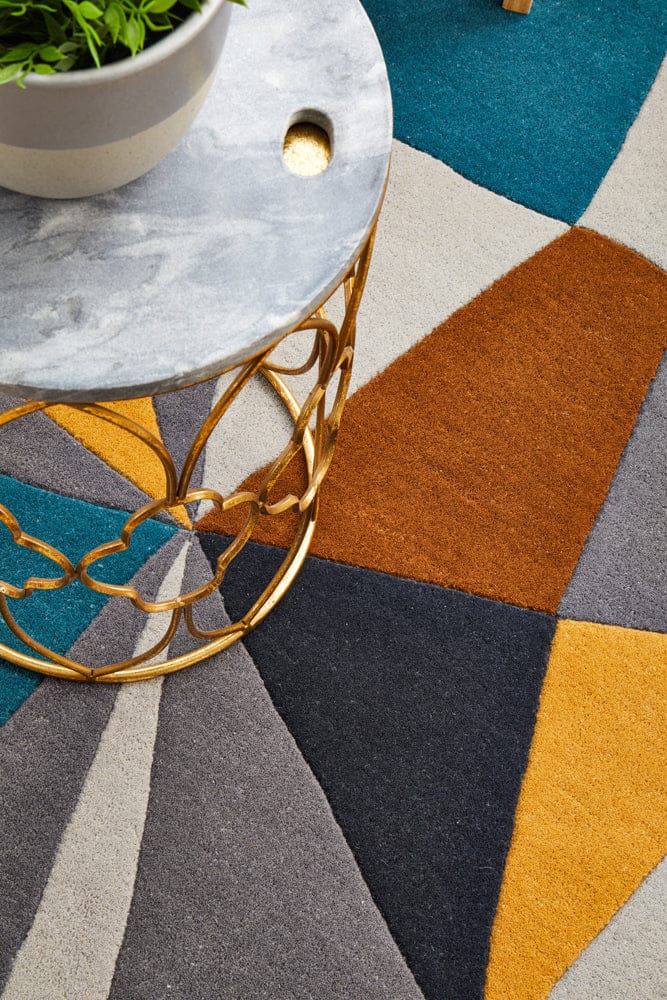 Rug Culture Rugs Matrix Pure Wool 902 Safari Round Rug