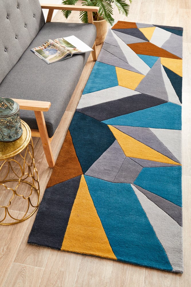 Rug Culture Rugs Matrix Pure Wool 902 Safari Runner Rug