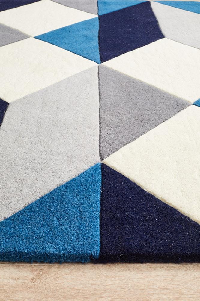 Rug Culture Rugs Matrix Pure Wool 904 Steel Rug