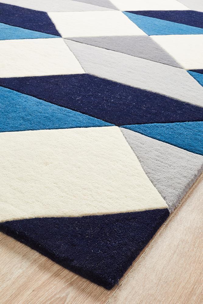 Rug Culture Rugs Matrix Pure Wool 904 Steel Rug