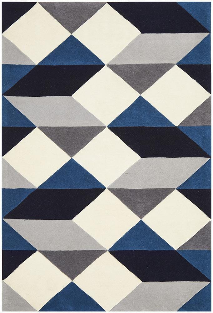 Rug Culture Rugs Matrix Pure Wool 904 Steel Rug