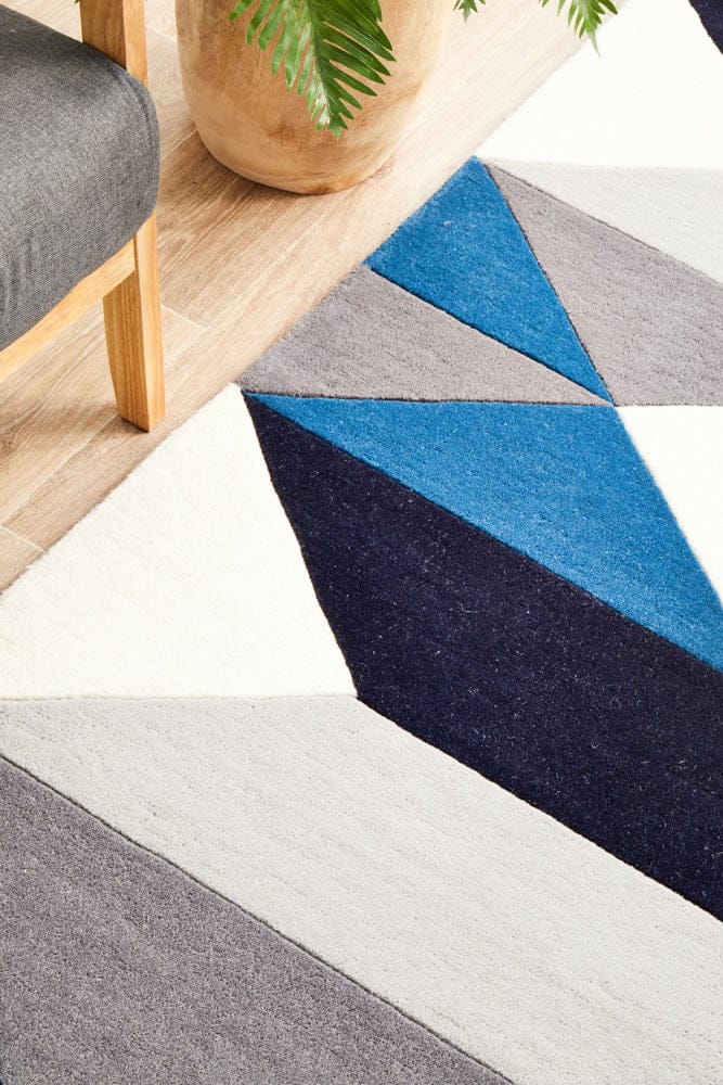 Rug Culture Rugs Matrix Pure Wool 904 Steel Runner Rug Rug