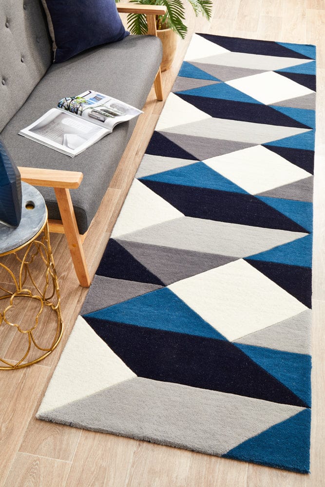 Rug Culture Rugs Matrix Pure Wool 904 Steel Runner Rug Rug