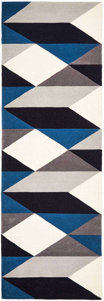 Rug Culture Rugs Matrix Pure Wool 904 Steel Runner Rug Rug