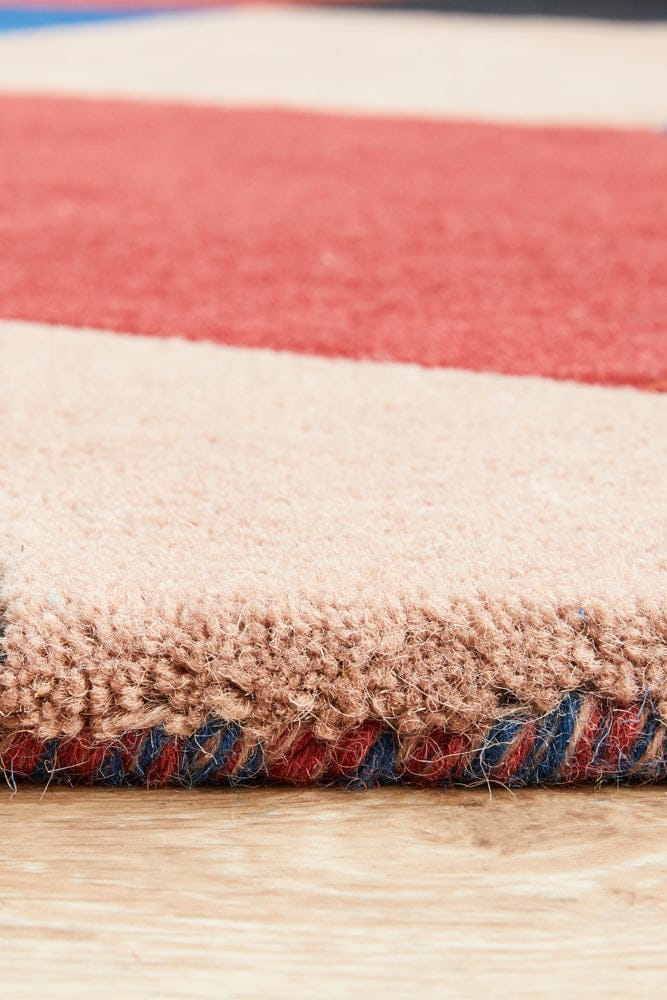 Rug Culture Rugs Matrix Pure Wool 904 Sunset Round Rug