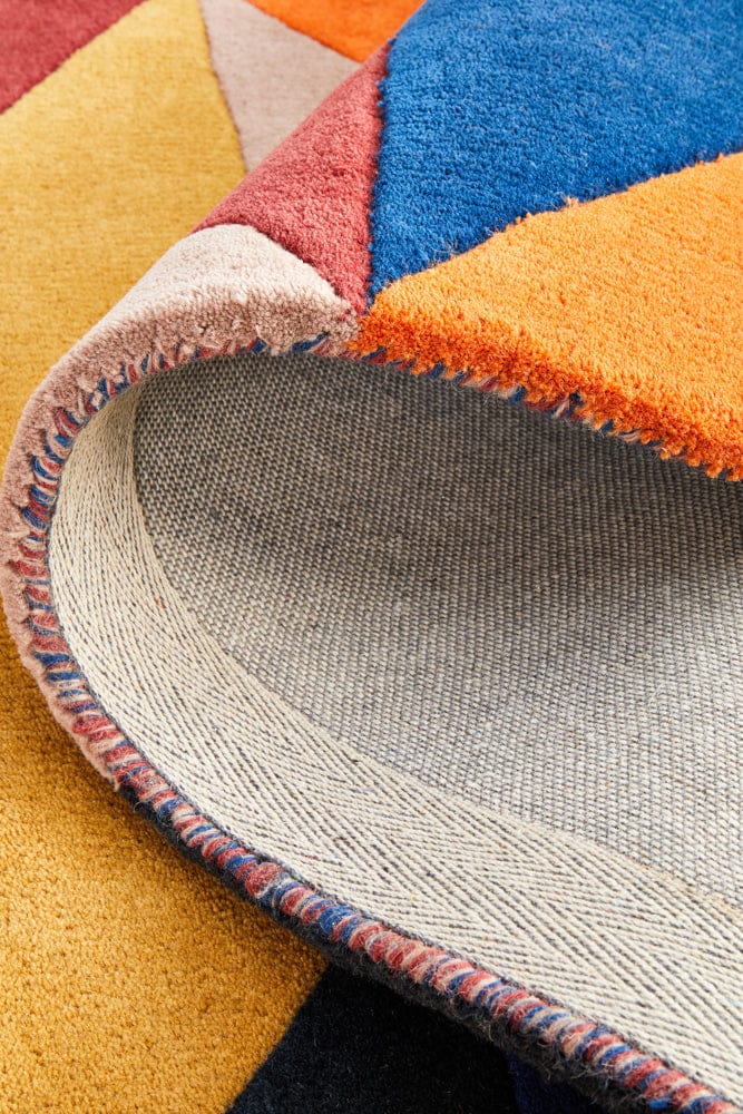 Rug Culture Rugs Matrix Pure Wool 904 Sunset Runner Rug