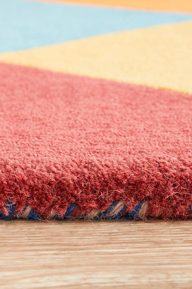 Rug Culture Rugs Matrix Pure Wool 904 Sunset Runner Rug
