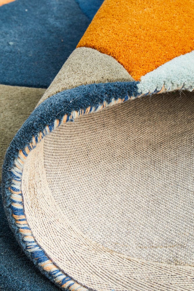 Rug Culture Rugs Matrix Pure Wool 905 Multi Round Rug