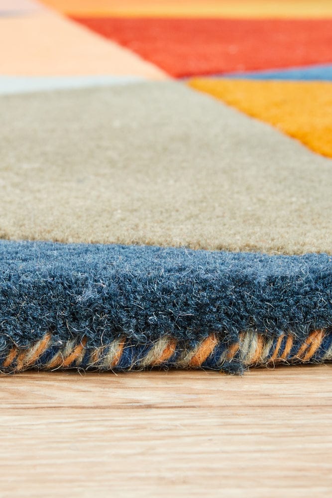 Rug Culture Rugs Matrix Pure Wool 905 Multi Round Rug