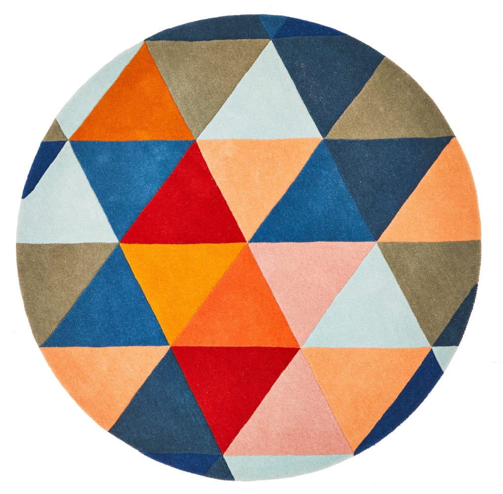 Rug Culture Rugs Matrix Pure Wool 905 Multi Round Rug
