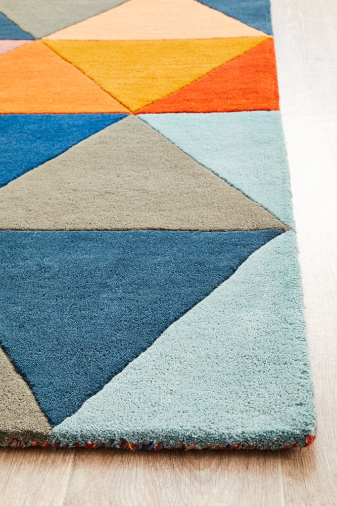 Rug Culture Rugs Matrix Pure Wool 905 Multi Runner Rug