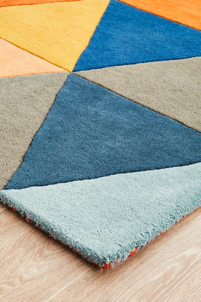 Rug Culture Rugs Matrix Pure Wool 905 Multi Runner Rug