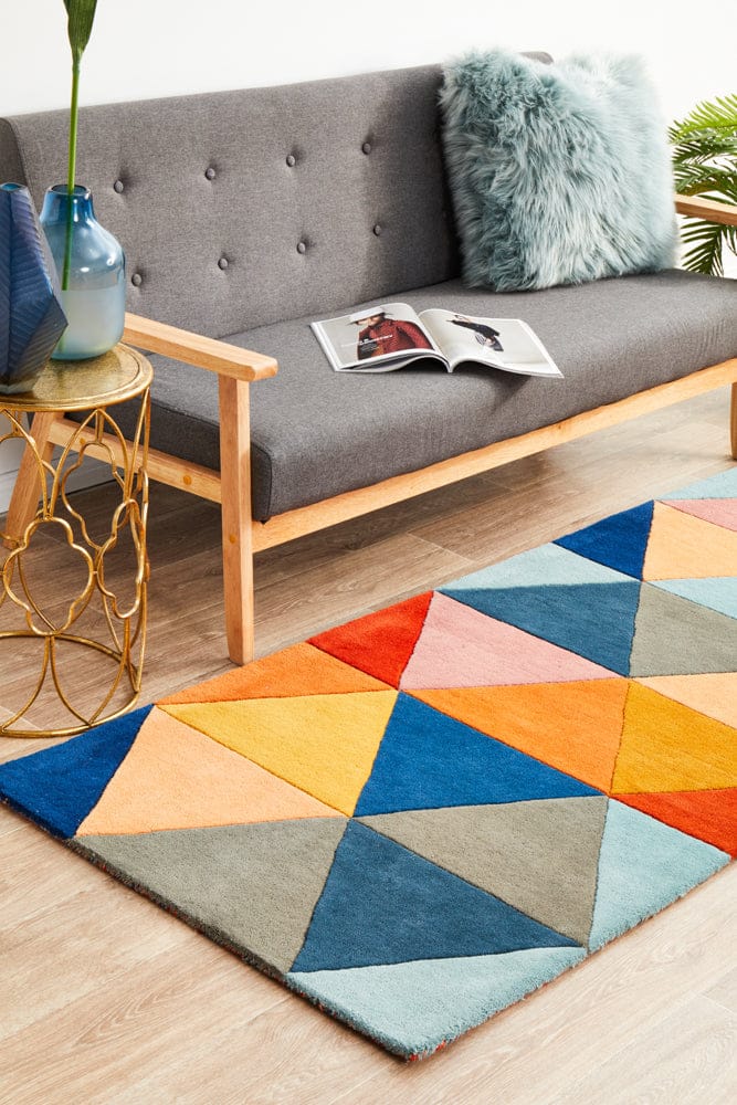 Rug Culture Rugs Matrix Pure Wool 905 Multi Runner Rug