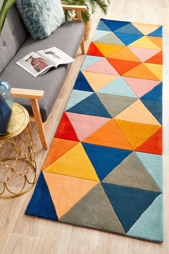 Rug Culture Rugs Matrix Pure Wool 905 Multi Runner Rug