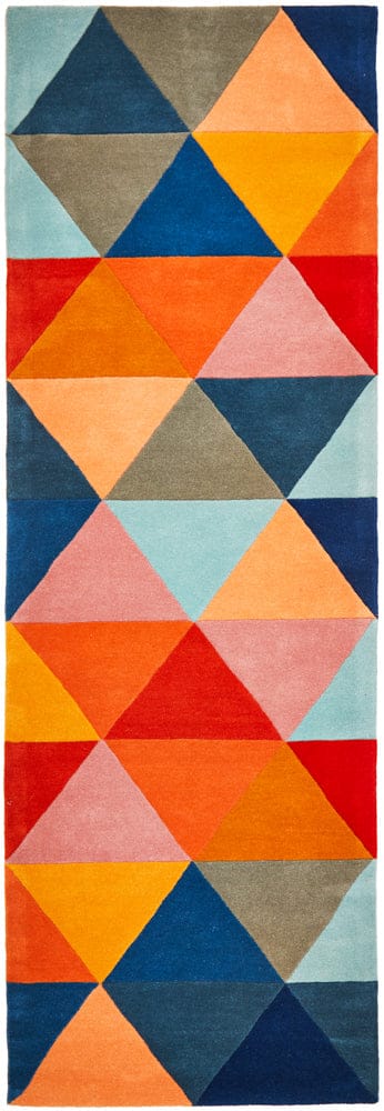 Rug Culture Rugs Matrix Pure Wool 905 Multi Runner Rug