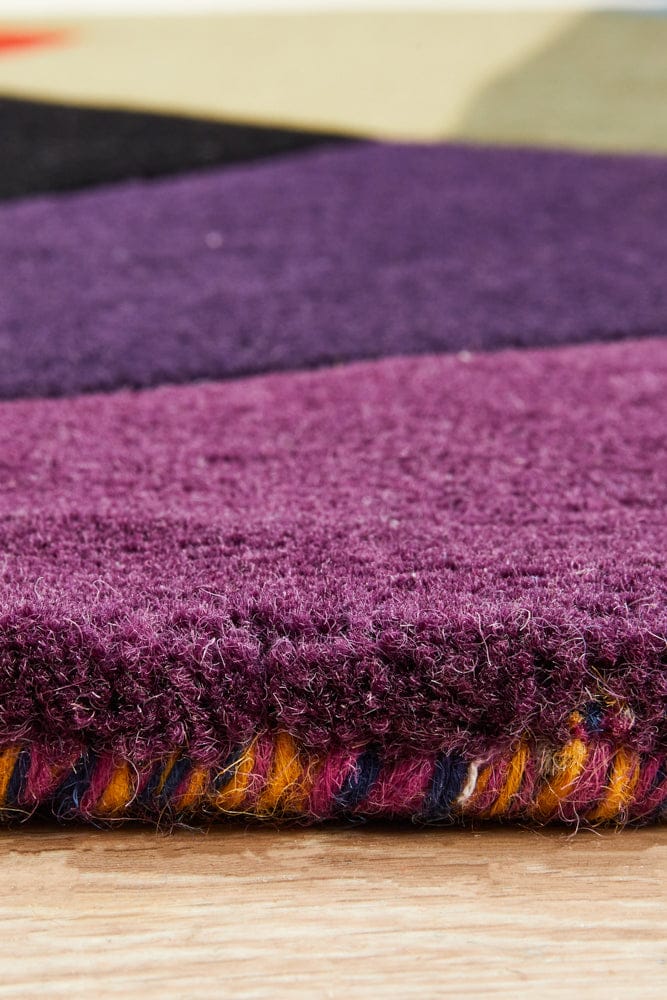 Rug Culture Rugs Matrix Pure Wool 906 Crayon Round Rug