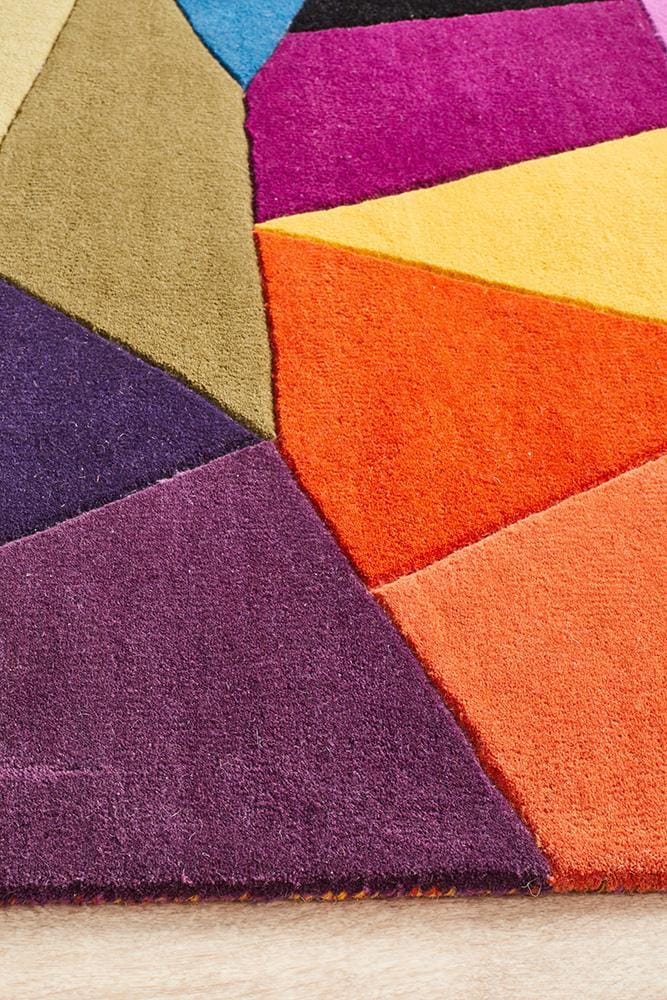 Rug Culture Rugs Matrix Pure Wool 906 Crayon Rug