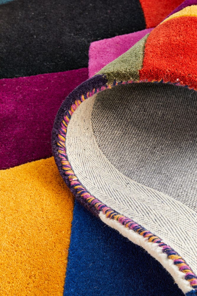 Rug Culture Rugs Matrix Pure Wool 906 Crayon Runner Rug