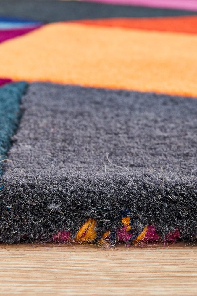 Rug Culture Rugs Matrix Pure Wool 906 Crayon Runner Rug