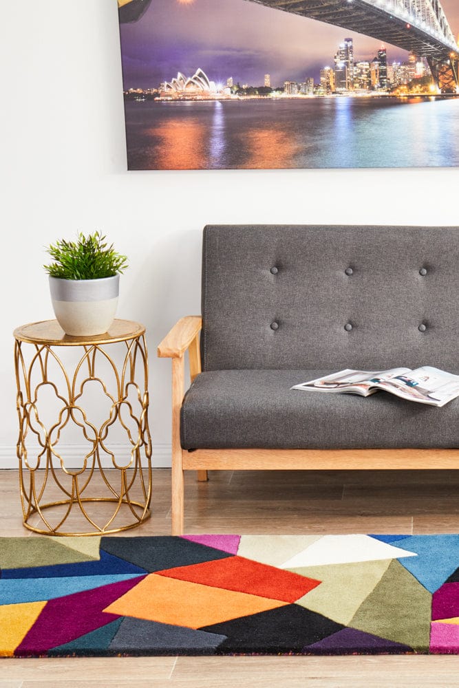 Rug Culture Rugs Matrix Pure Wool 906 Crayon Runner Rug