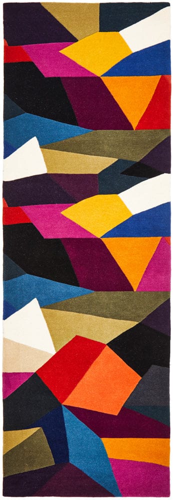 Rug Culture Rugs Matrix Pure Wool 906 Crayon Runner Rug