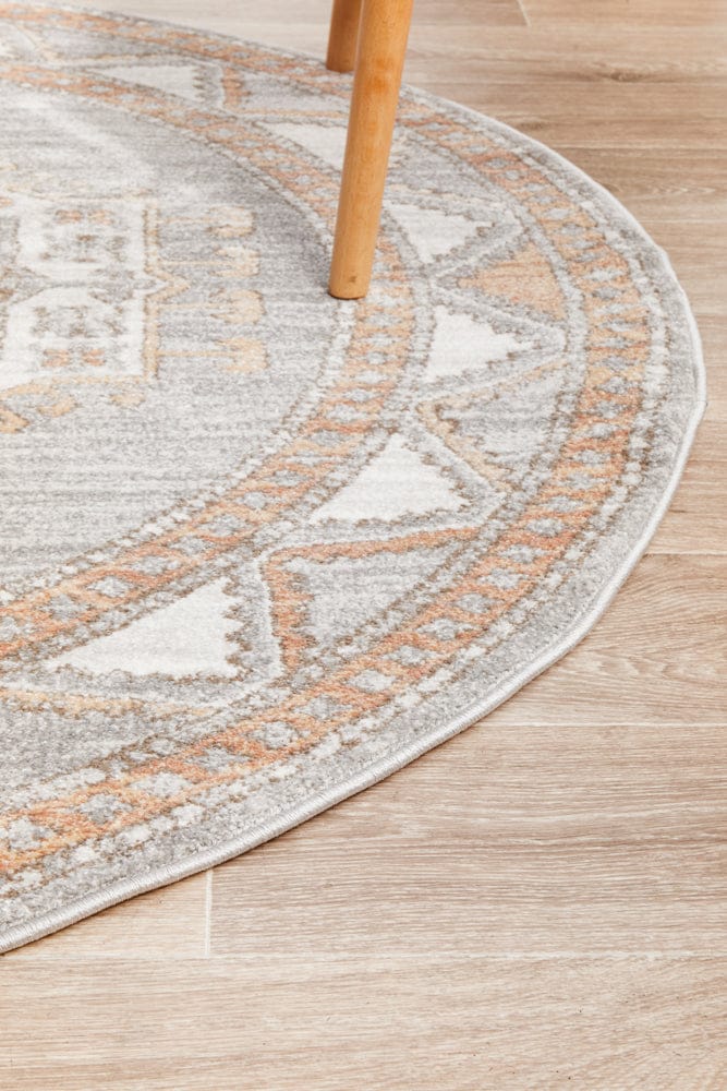 RUG CULTURE Rugs Mayfair Caitlen Grey Round Rug