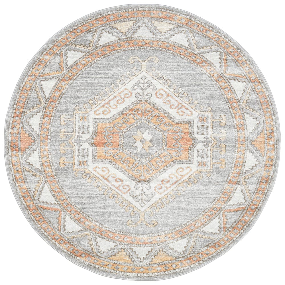 RUG CULTURE Rugs Mayfair Caitlen Grey Round Rug
