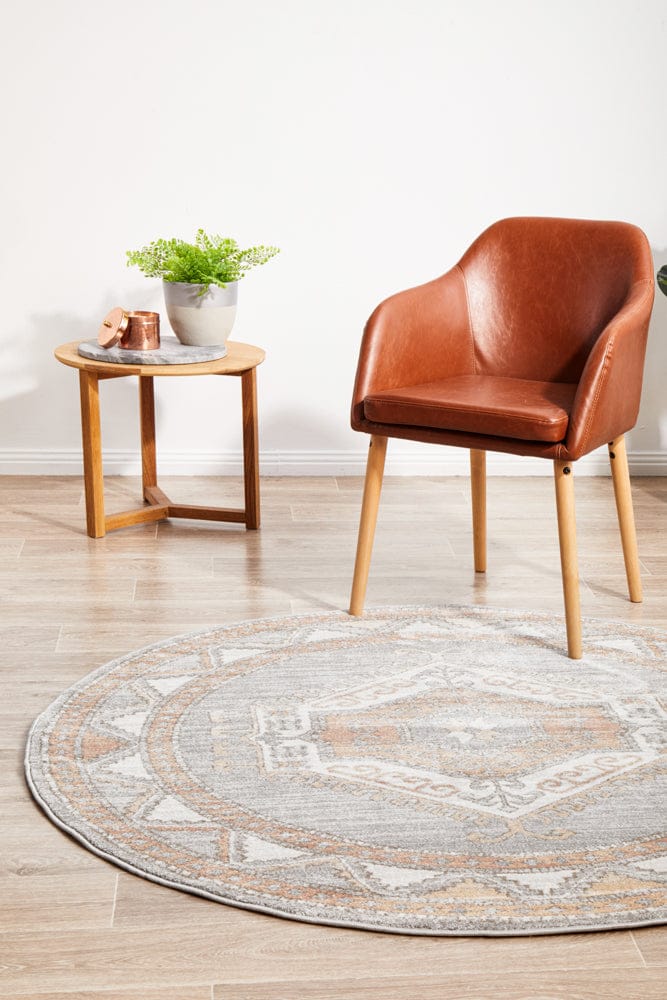 RUG CULTURE Rugs Mayfair Caitlen Grey Round Rug