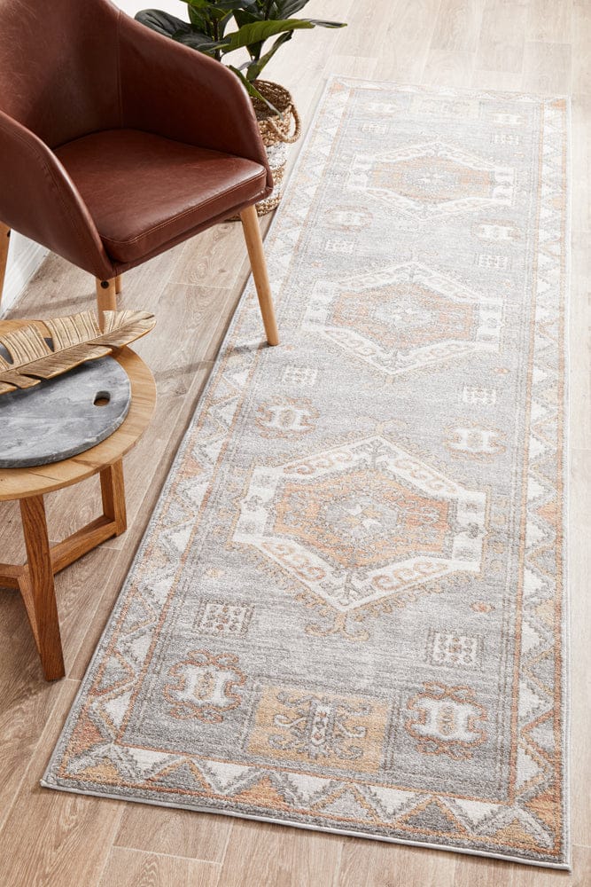 RUG CULTURE Rugs Mayfair Caitlen Grey Runner Rug
