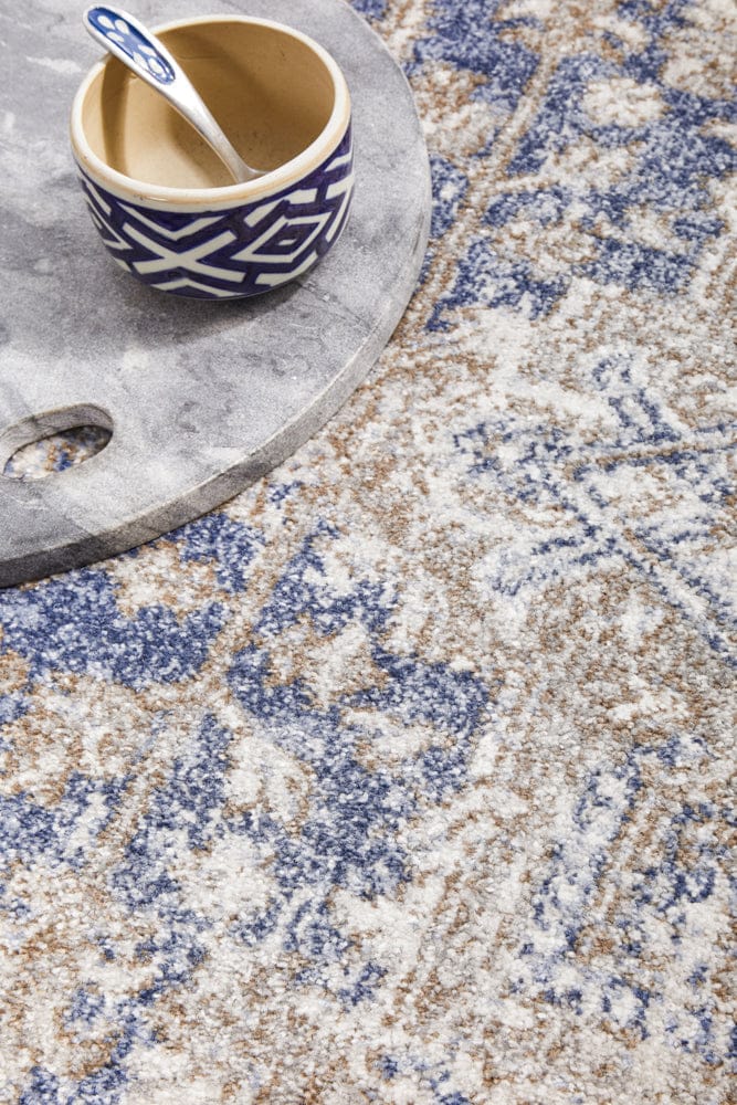 RUG CULTURE Rugs Mayfair Hugo Ocean Round Rug
